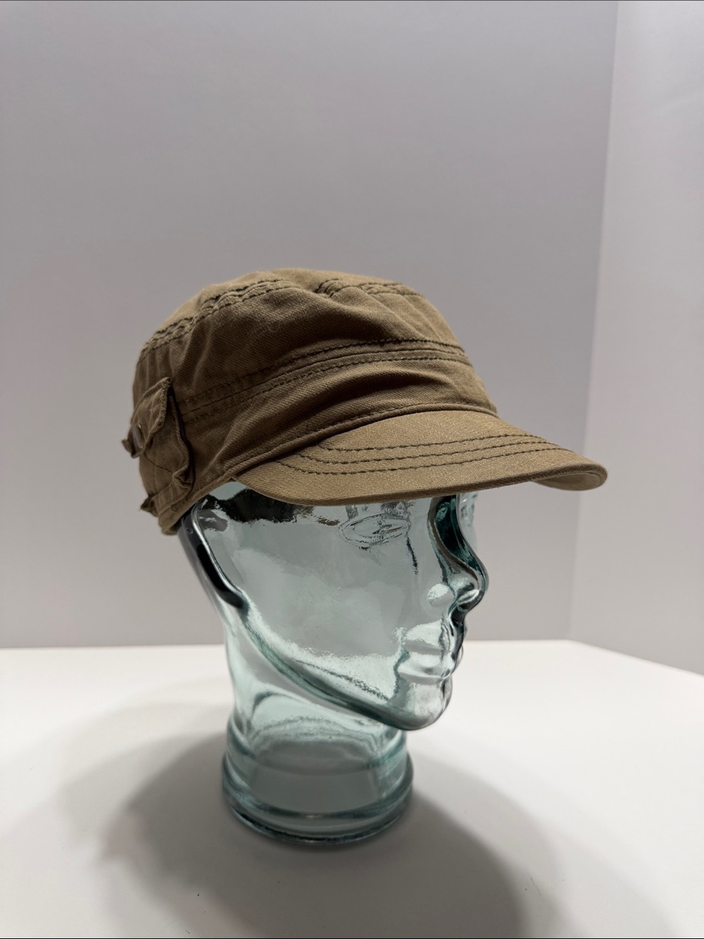 Target Men's Olive Tan Military-Style Cap